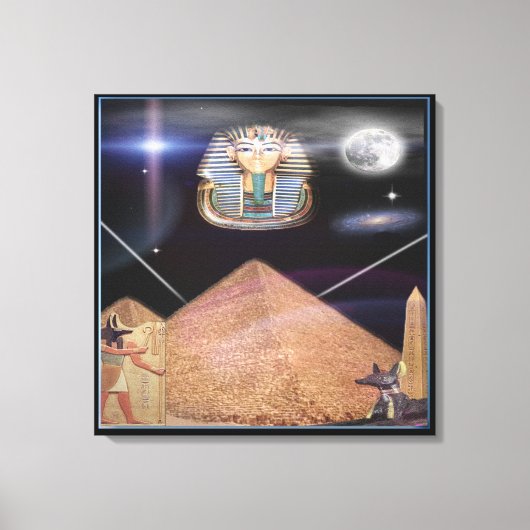 Egyptisch kunstcanvas canvas afdruk (Voorkant)