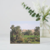 Egyptisch landschap briefkaart (Staand voorkant)