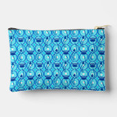 Egyptisch Lotus Pattern, Cobalt Blue en Turquoise Etui (Achterkant)