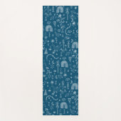 Egyptisch Magic White Snake Line Art Pattern Yogamat (Voorkant)