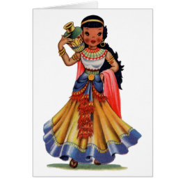 Egyptisch meisje in traditionele kleding