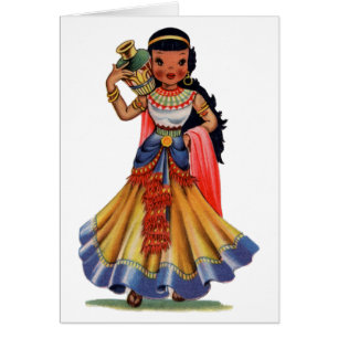 Egyptisch meisje in traditionele kleding