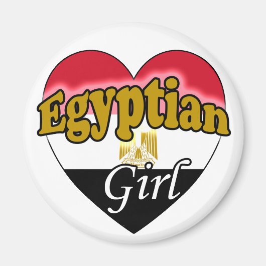 Egyptisch meisje magneet (Voorkant)