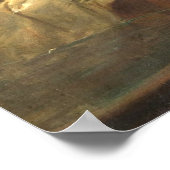 Egyptisch meisje op een kleedtafel van Hans Zatzka Poster (Hoek)