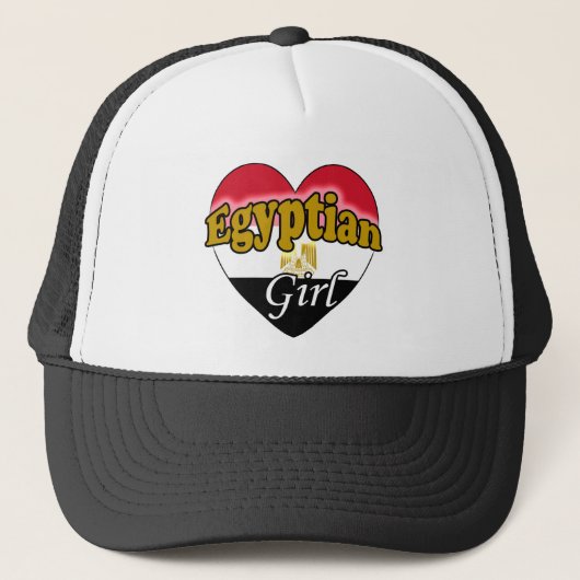 Egyptisch meisje trucker pet (Voorkant)