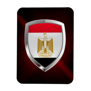 Egyptisch metallisch embleem magneet
