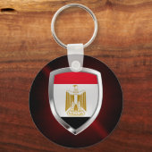 Egyptisch metallisch embleem sleutelhanger (Voorkant)