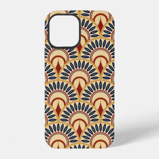 Egyptisch Motief Visschubben Naadloos Patroon iPhone Hoesje (Achterkant)