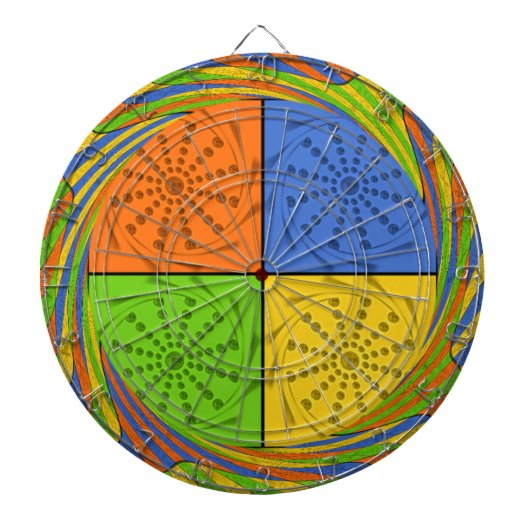 Egyptisch naadloos patroon van naadloze textielpro dartbord (Voorkant)