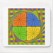 Egyptisch naadloos patroon van naadloze textielpro muismat (Voorkant)