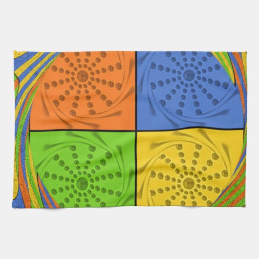 Egyptisch naadloos patroon van naadloze textielpro theedoek (Horizontaal)