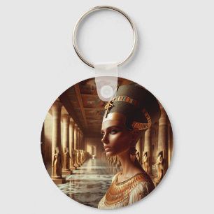 Egyptisch nefertari Artefact: Oude Beschaving Sleutelhanger