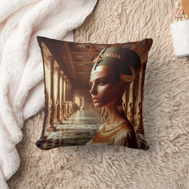 Egyptisch nefertari Kunstvoorwerp: Oude Beschaving Kussen (Deken)