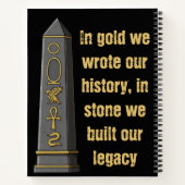 egyptisch Notitieboek voor rollen (Achterkant)