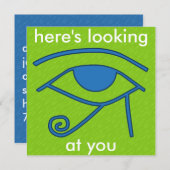 Egyptisch oog mengen en aanpassen Collectie Kaart (Voorkant / Achterkant)