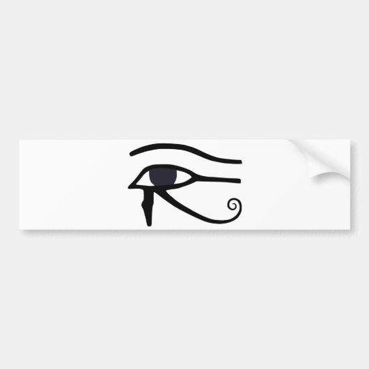 EGYPTISCH OOG VAN HORUS BUMPERSTICKER (Voorkant)