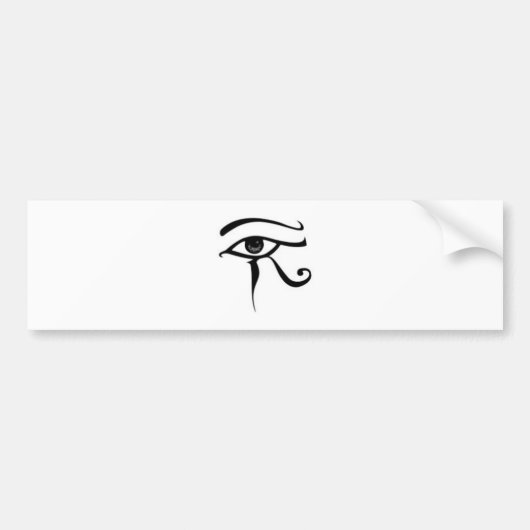 Egyptisch oog van Horus Bumpersticker (Voorkant)