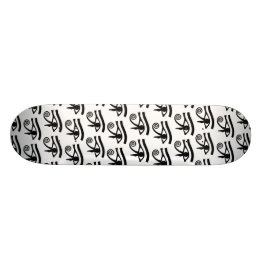 Egyptisch oog van Horus Hieroglyphic-patroon Skateboard