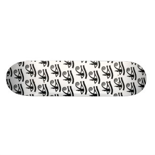 Egyptisch oog van Horus Hieroglyphic-patroon Skateboard
