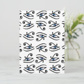 Egyptisch oog van Horus of wadjet Kaart (Staand voorkant)