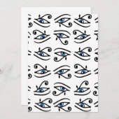 Egyptisch oog van Horus of wadjet Kaart (Voorkant / Achterkant)