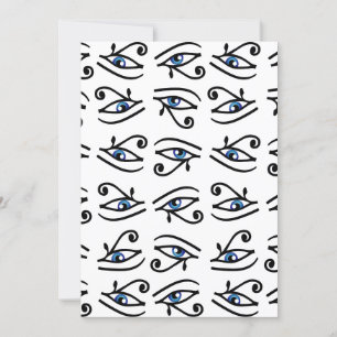 Egyptisch oog van Horus of wadjet Kaart