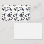 Egyptisch oog van Horus of wadjet Visitekaartje (Voorkant / Achterkant)