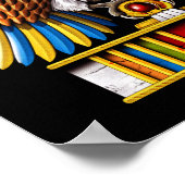 Egyptisch oog van Horus Poster (Hoek)