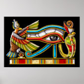 Egyptisch oog van Horus Poster (Voorkant)