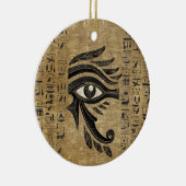 Egyptisch oog van Horus - Wadjet Keramisch Ornament (Rechts)