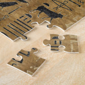 Egyptisch oog van Horus - Wadjet Legpuzzel (Zijkant)