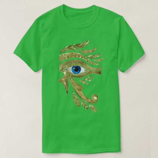 Egyptisch oog van Horus Wadjet T-shirt (Design voorkant)