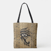 Egyptisch oog van Horus - Wadjet Tote Bag (Achterkant)