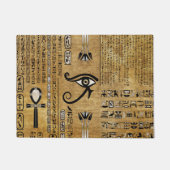 Egyptisch oog van paarden - Wadjet Ornament Deurmat (Voorkant)