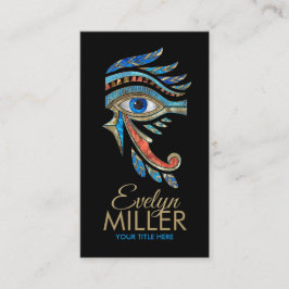 Egyptisch oog van paarden - Wadjet Ornament Visitekaartje