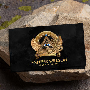 Egyptisch oog van paarden - Wadjet Ornament Visitekaartje