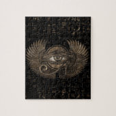 Egyptisch oog - Wadjet  Gold Legpuzzel (Verticaal)