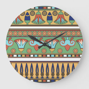 Egyptisch Ornament Collectie Grote Klok