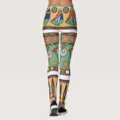 Egyptisch Ornament Collectie Leggings (Achterkant)