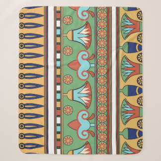 Egyptisch Ornament Collectie Sherpa Deken