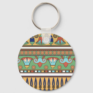 Egyptisch Ornament Collectie Sleutelhanger