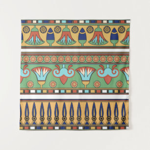 Egyptisch Ornament Collectie Wandkleed