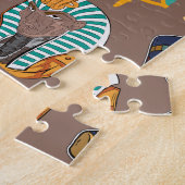 Egyptisch Oud Hiërogliefenpatroonsymbool Legpuzzel (Zijkant)