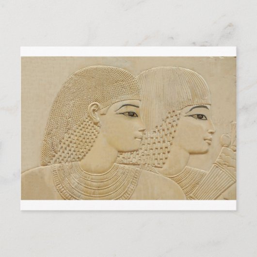 egyptisch paar briefkaart (Voorkant)