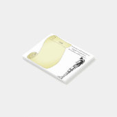 Egyptisch Papyrus Scroll Motivatie leven Quote Post-it® Notes (Schuin)