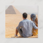 Egyptisch paspoort QR Informatiekaartje (Achterkant)