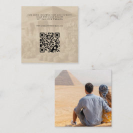 Egyptisch paspoort QR Informatiekaartje