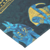 Egyptisch patroon van goud en blauw glas tafelkleed (Gekanteld)