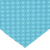 Egyptisch patroon van tegel, turkooizen en kobalt  korte tafelloper (Hoek)