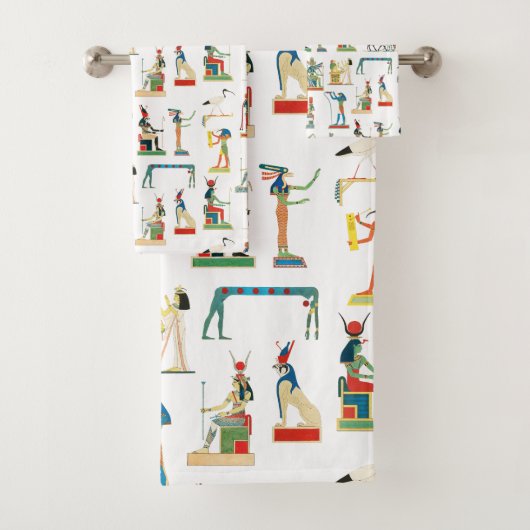  Egyptisch patroonpatroon in het oude Egypte Bad Handdoek (Insitu)